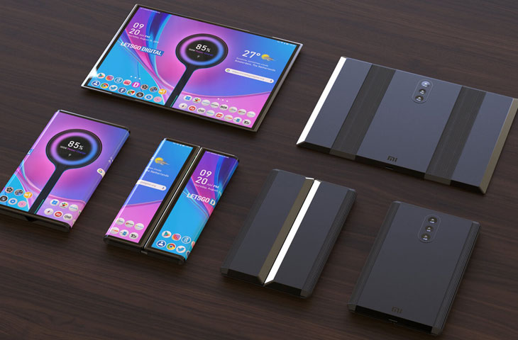 گوشی هوشمند تاشو جدید شیائومی که Mi MIX Fold نام خواهد داشت، در ماه مارس سال آینده میلادی رونمایی خواهد شد. - کی سان - 1
